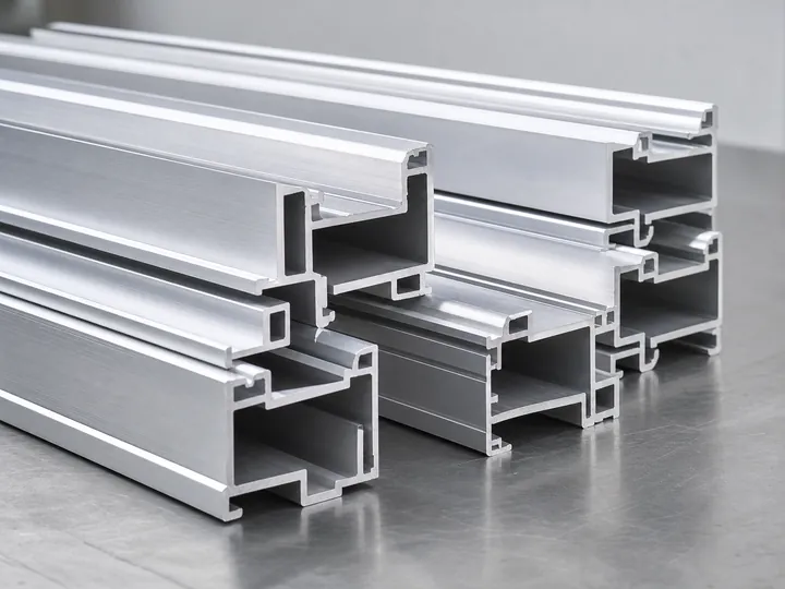 PV module frame aluminium profiles prepared for solar panel frame production