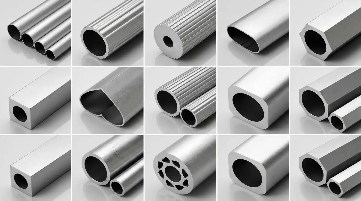 6061 aluminum round tubes prepared for structural fabrication