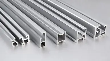 PV panel taşıması için alüminyum solar montaj ray profilleri
